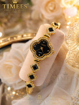 ✨ TIMEES – Luxury Ladies Stone Watch ✨