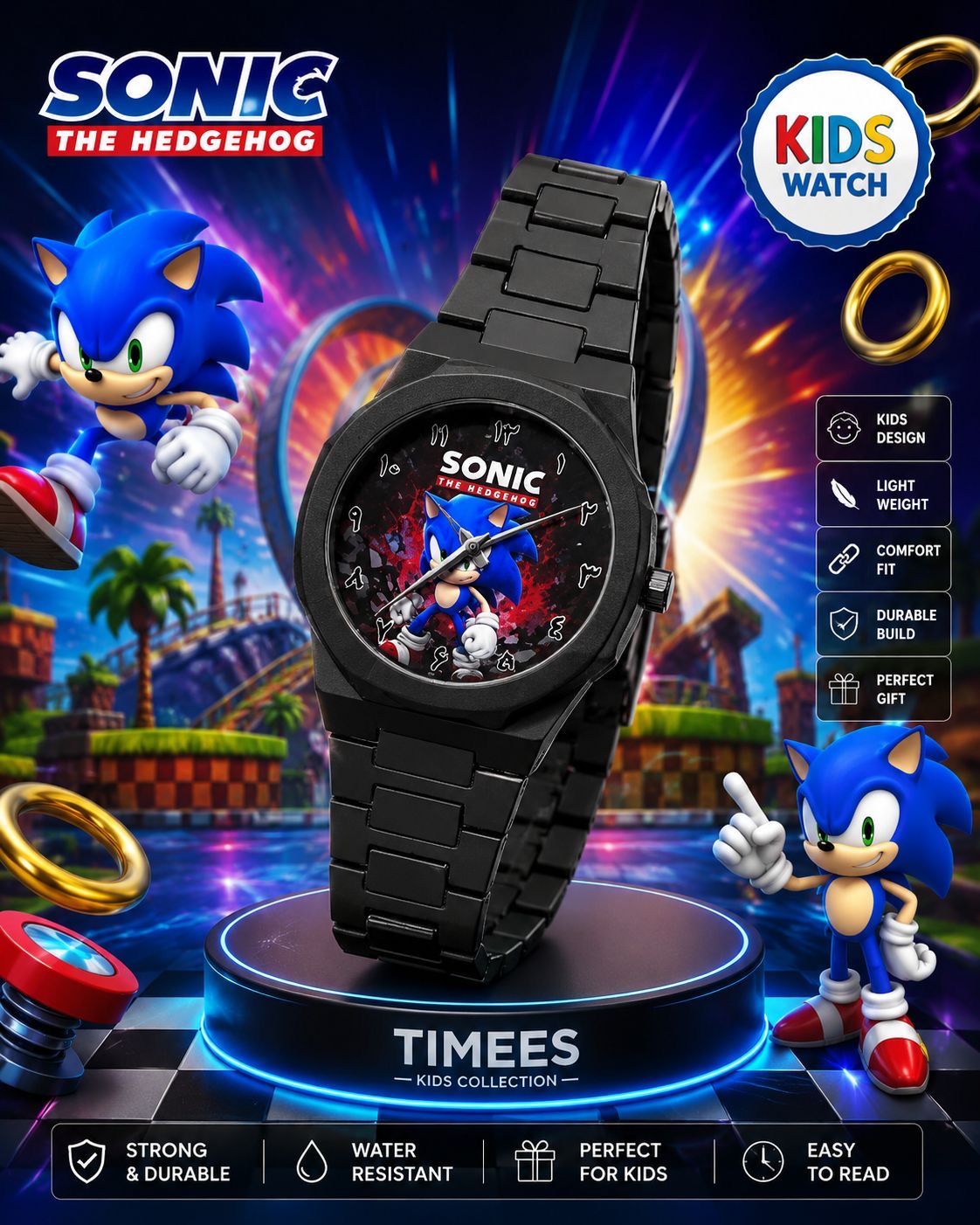 ⚡ SONIC KIDS WATCH – NEW ARRIVAL ⚡