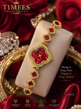 ✨ TIMEES – Luxury Ladies Stone Watch ✨