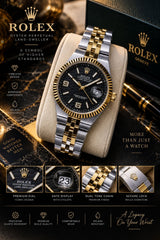 🔥 ROLEX STYLE – PREMIUM GENTS WATCH 🔥